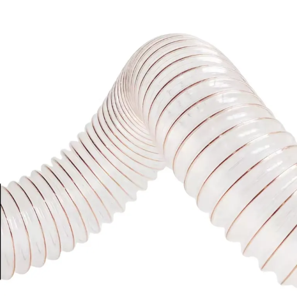 The world's best-selling PU mechanical conveying pipe Corrosion-resistant and high-temperature resistant PU vacuum hose - 图片 2