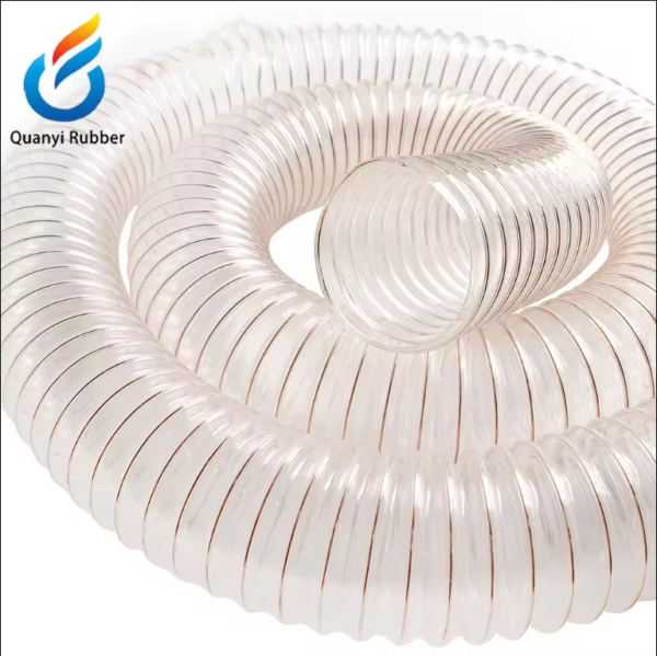 The world's best-selling PU mechanical conveying pipe Corrosion-resistant and high-temperature resistant PU vacuum hose