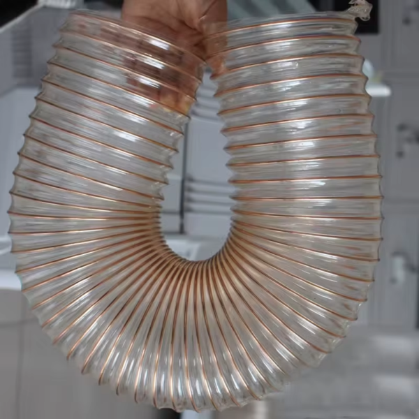 The world's best-selling PU mechanical conveying pipe Corrosion-resistant and high-temperature resistant PU vacuum hose - 图片 5