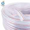 1/4"-3" inch durable lighting braided water hose 100 meters long 6mm thickness reinforced with transparent flexible PVC polyester fiber - 图片 2