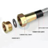 China high quality hot selling pressure resistant stainless steel rubber explosion proof metal hose - 图片 3