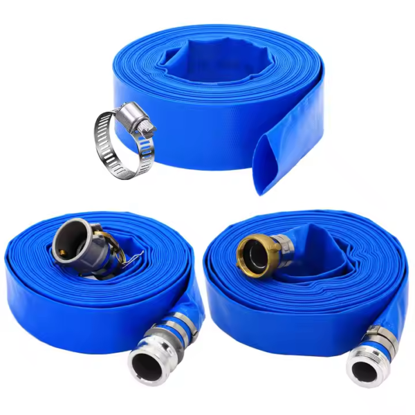 Agriculture irrigation expandable 2 inch PVC laylaflat hose water pump hose - 图片 2