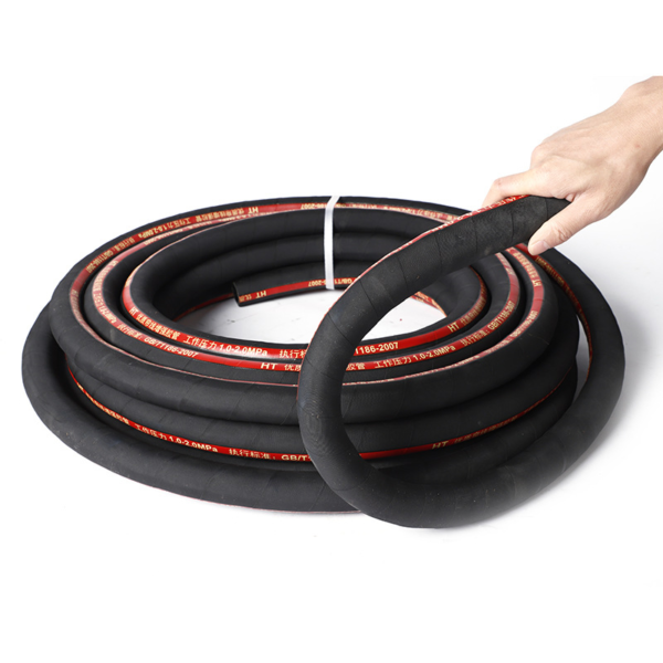 Chinese manufacturers directly supply sandblasted rubber hoses, wear-resistant and high-pressure resistant steel wire braided hoses - 图片 2