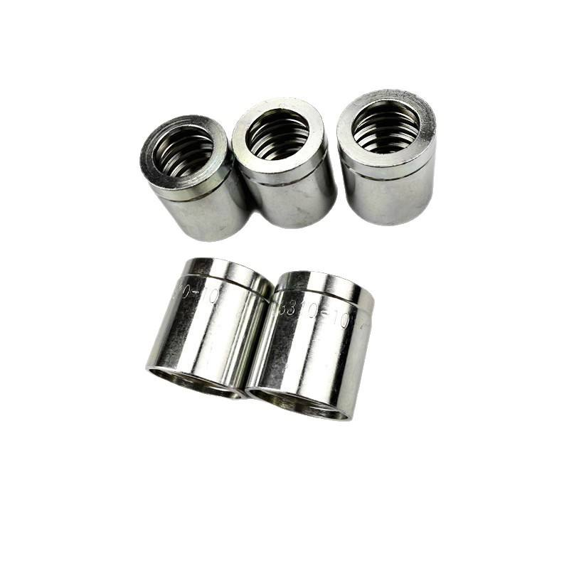 Hot Sale Durable Hydraulic Hose Crimp Type Metal Fitting 1/4"~2" Stainless Steel/Carbon Steel Pressure Resistant Pipe Connector - 图片 2