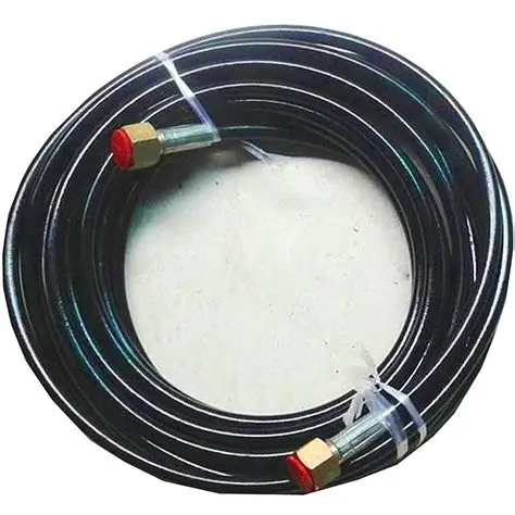 3/8 Inch Nylon Resin Pressure Washer Hose 4000 PSI High Pressure Spray Hose for Airless Paint Sprayer Equipment - 图片 3