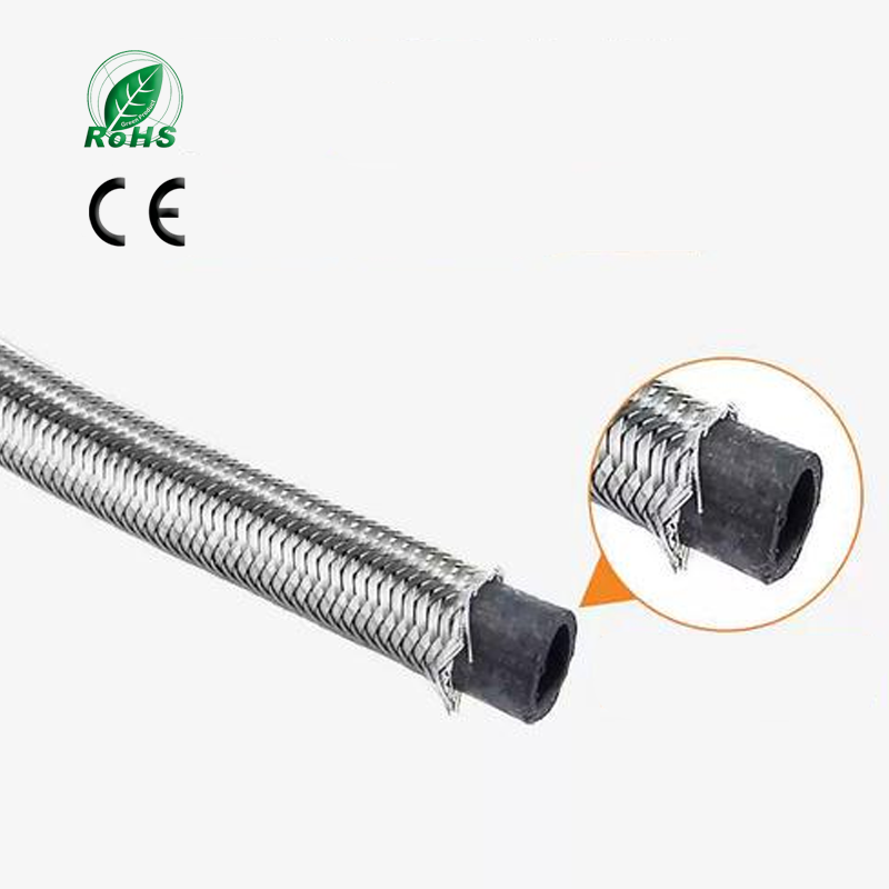 304 Stainless Steel Corrugated Braided Hose 1/2 to 3/4 Inch Flexible Metal Hose for Cooling Systems - 图片 3