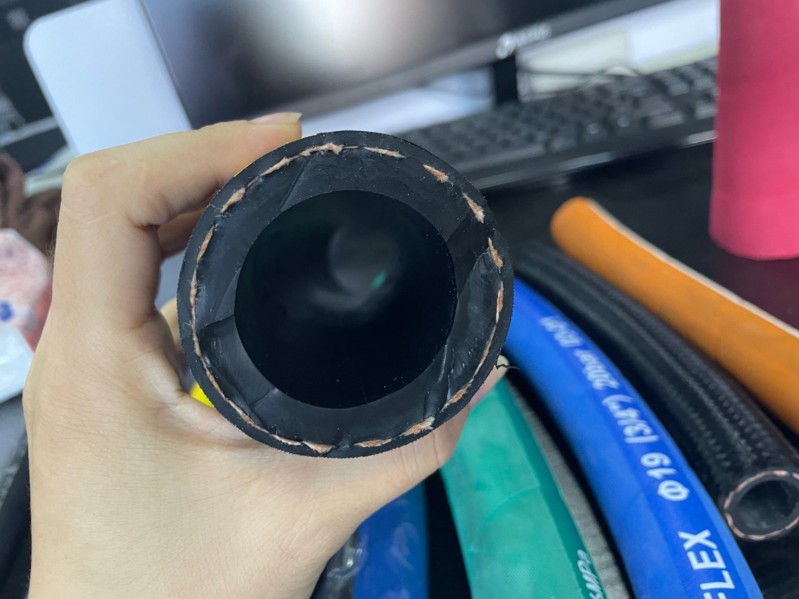 EPDM Heat Resistant Steam Hose 5/16 to 1/2 Inch Fabric Reinforced Rubber Hose for Boiler and Steam Applications - 图片 3