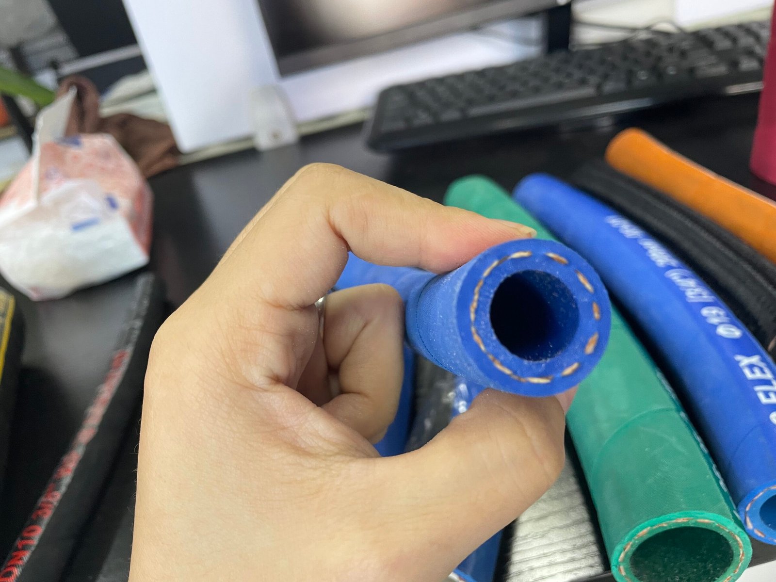EPDM Heat Resistant Steam Hose 5/16 to 1/2 Inch Fabric Reinforced Rubber Hose for Boiler and Steam Applications - 图片 2