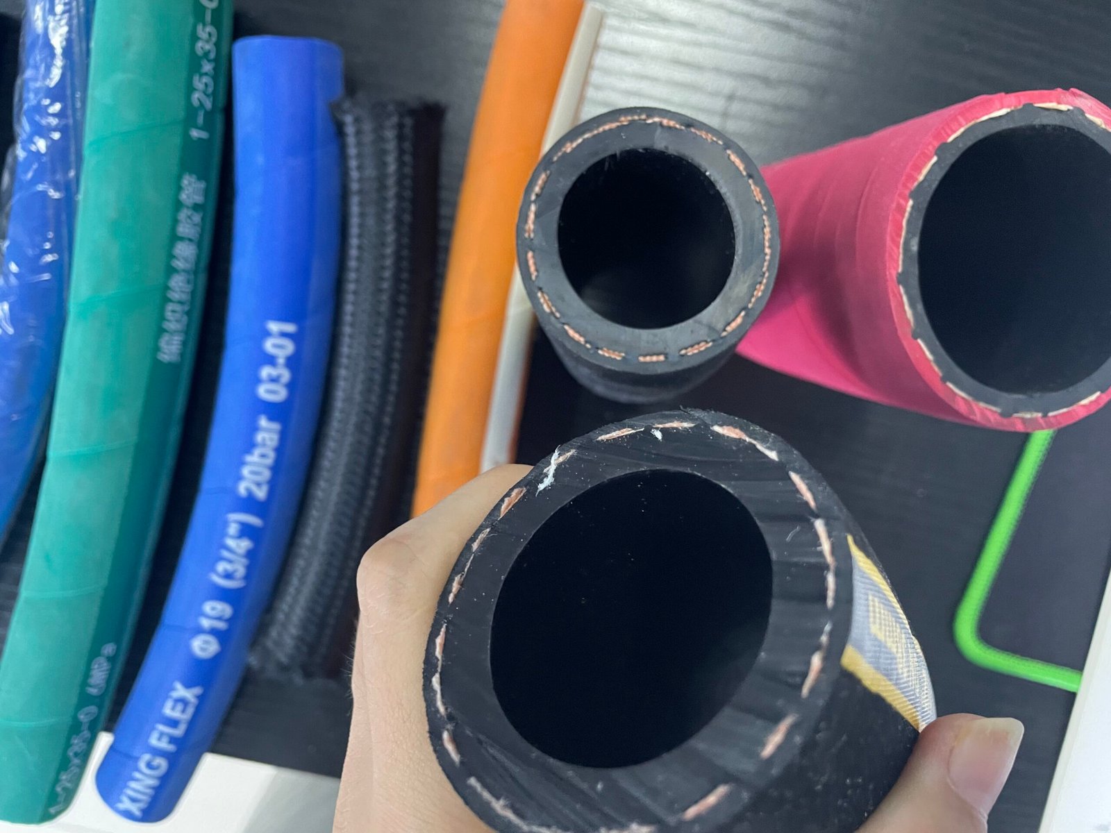 EPDM Heat Resistant Steam Hose 5/16 to 1/2 Inch Fabric Reinforced Rubber Hose for Boiler and Steam Applications - 图片 4